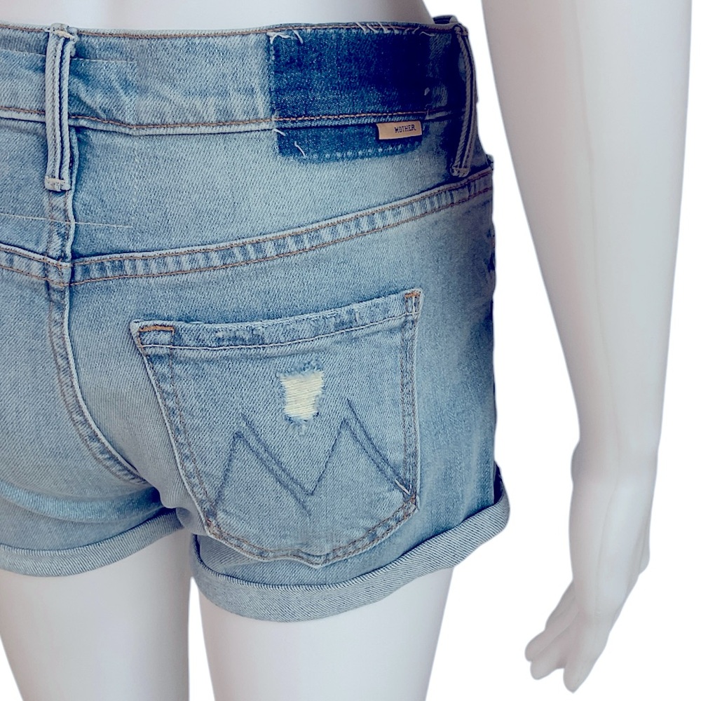 MOTHER The Teaser Donut Roll Denim Short - Picture 11 of 16